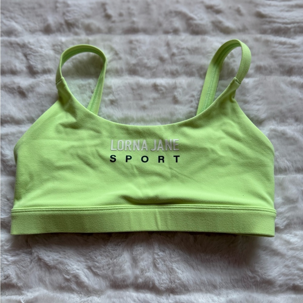 Lorna Jane Vibrant Green Sports Bra